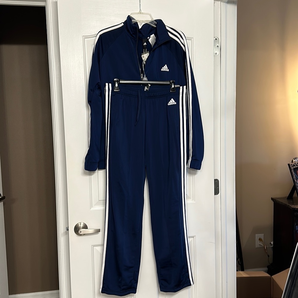 Brand New WT XL Adidas jacket, brand new with tags medium Adidas pants.